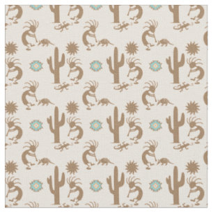 Tissu Pastels Douces du Sud-Ouest Rose Foncé Petite Empr