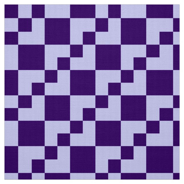 Tissu Patchwork Domino - Poudre bleu et violet profond (Échantillon)