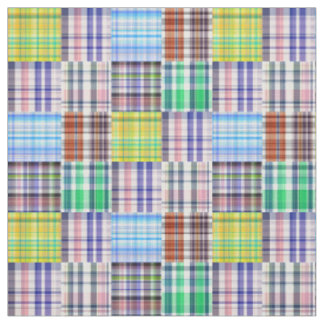 Tissu Patchwork Look #1 Preppy Madras Style Plaid Sz6