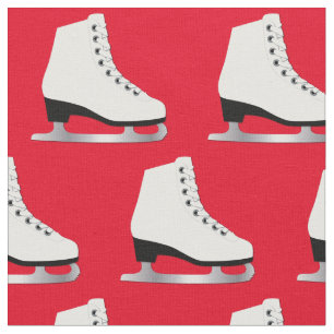 Tissu Patinage artistique Rink Red