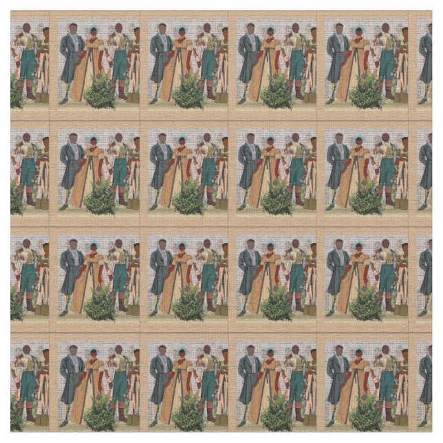 Tissu Patrimoine afro-américain (Fermer)
