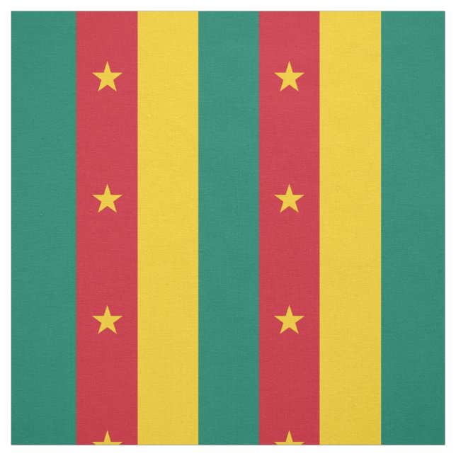 Tissu Patriotic Cameroon (Échantillon)