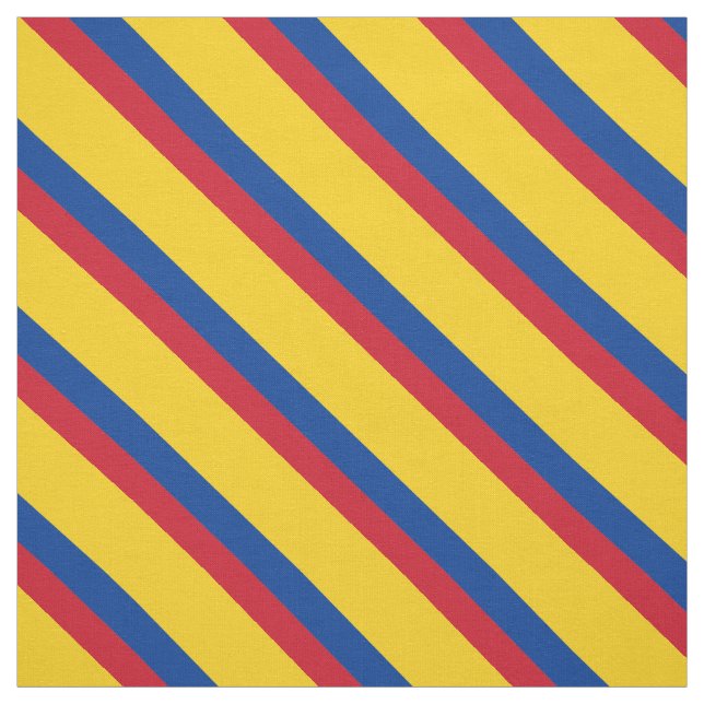 Tissu Patriotique : Drapeau de la Colombie (Échantillon)