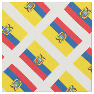 Tissu Patriotique : Drapeau de l'Équateur Imprimer