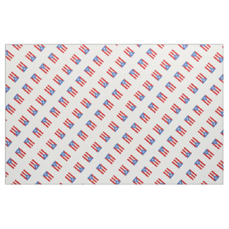 Tissu Patriotique : Drapeau de Porto Rico
