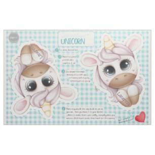 Tissu Patron de jouet licorne personnalisé à coudre