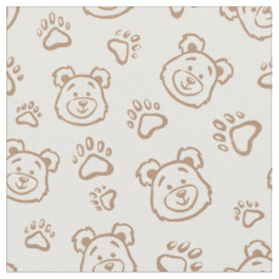 Tissu Patte d'ours en peluche Bohème Garçon Bébé Enfants