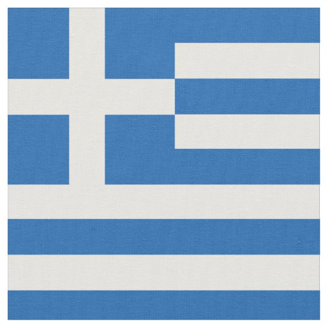 Tissu pavillon de la Grèce (Fermer)