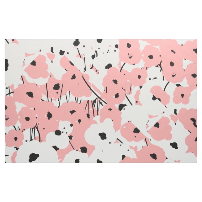 TISSU PAVOTS CHICS DE LA COUTUME FABRIC_MOD (Fat Quarter)