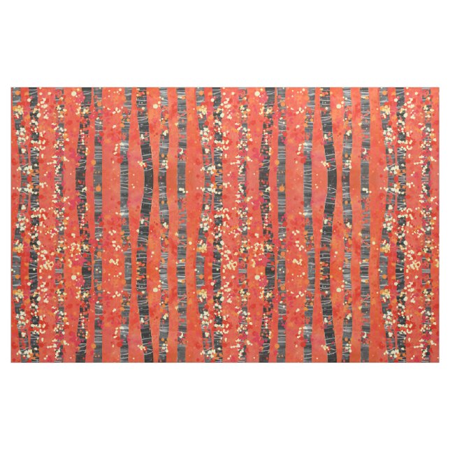 Tissu Paysage de la forêt de Birch (Fat Quarter)