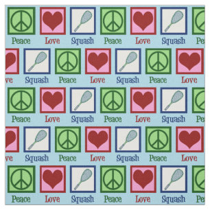 Tissu Peace Love squash Racquet Sports
