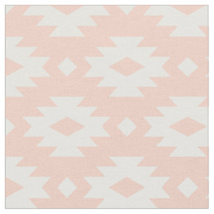 Tissu Peach Aztec