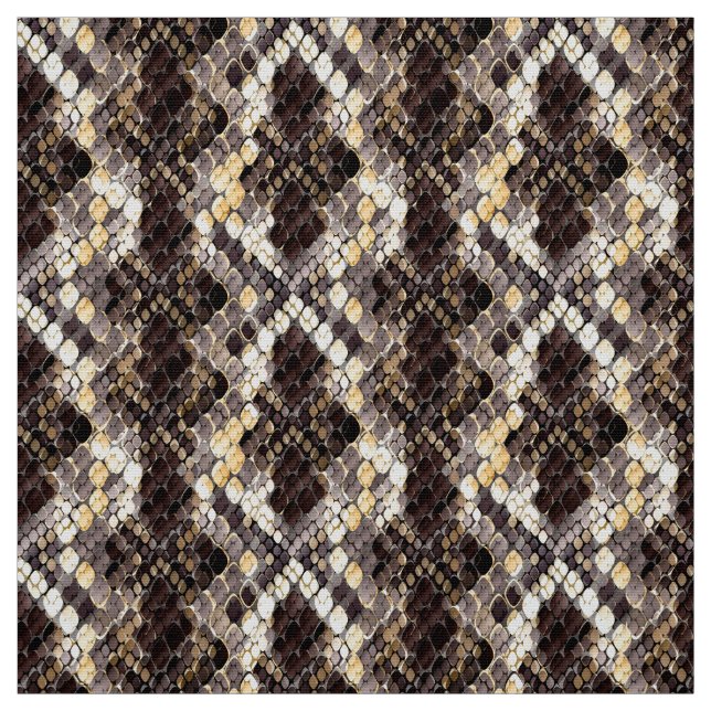 Tissu Peau de serpent, Python, Anaconda, peau, reptile, (Échantillon)