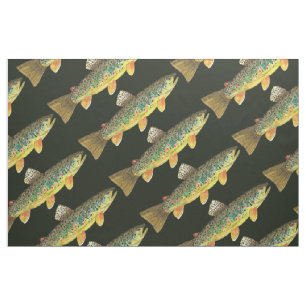 Tissu Pêche à la truite