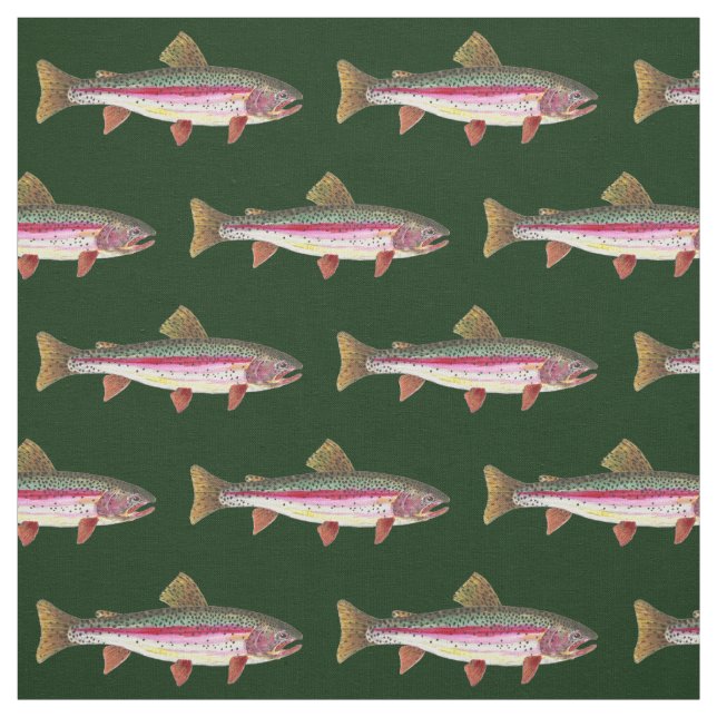 Tissu Pêche à la truite (Échantillon)