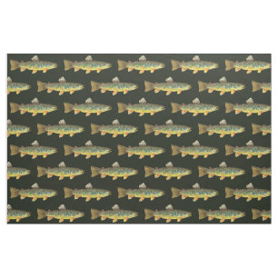 Tissu Pêche à la truite