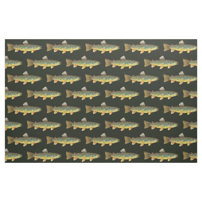 Tissu Pêche à la truite (Yard)