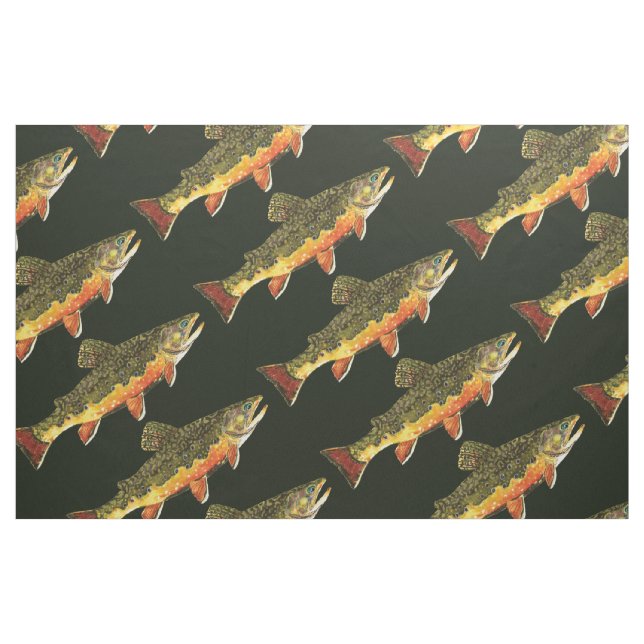 Tissu Pêche à la truite (Yard)