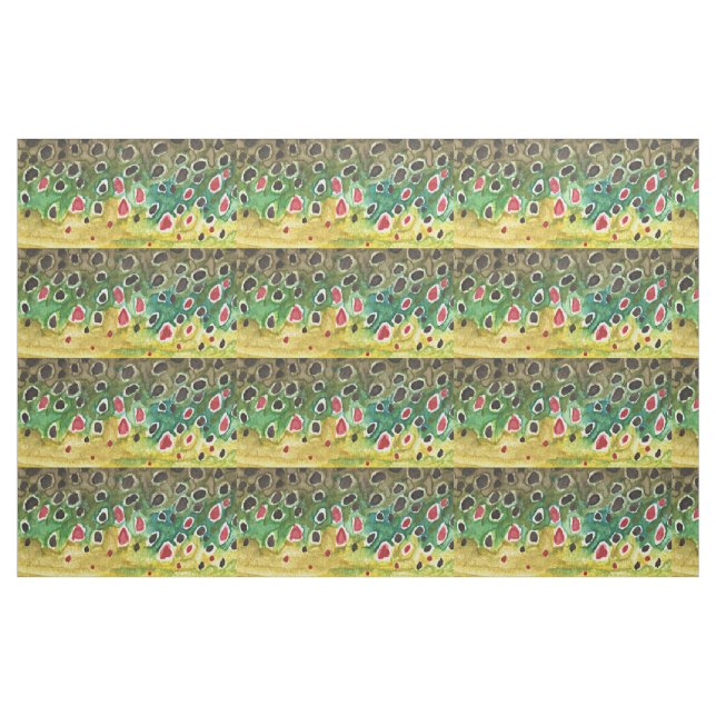 Tissu Pêche à la truite Brown (Yard)