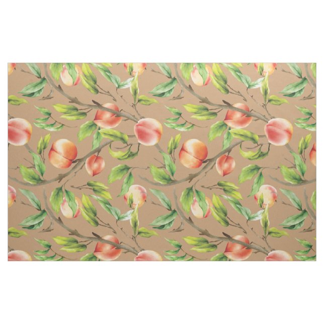 Tissu Pêche sur l'arbre (Fat Quarter)