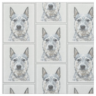 Tissu Peinture australienne sur le chien de bétail - Be