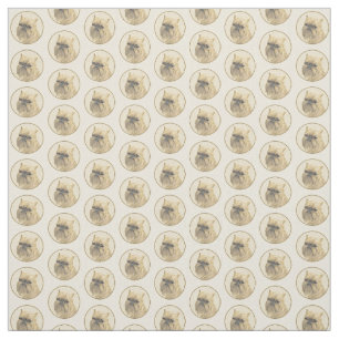 Tissu Peinture bruxelloise sur le Griffon - Cute Origina