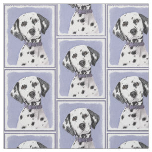 Tissu Peinture Dalmatienne - Cute Original Chien Art
