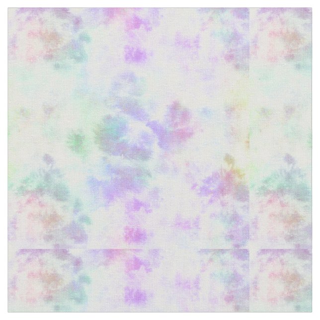 Tissu Peinture d'aquarelle Pastel Rainbow Cravate-Dye (Fermer)