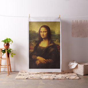 Tissu Peinture de beaux-arts de Leonardo da Vinci Mona