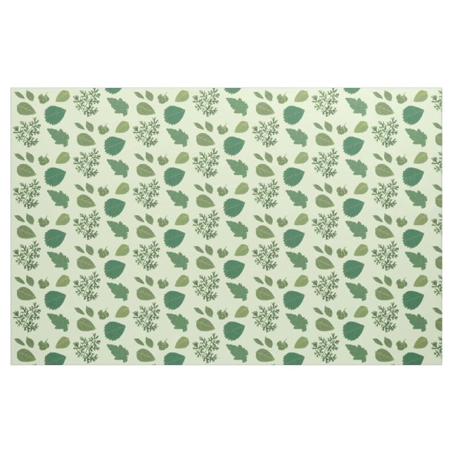 Tissu Peinture de Feuilles de jardin d'été, variété, tis (Fat Quarter)