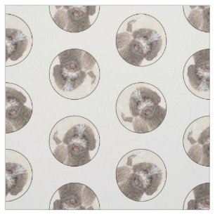 Tissu Peinture de Lagotto Romagnolo Art de chien origina