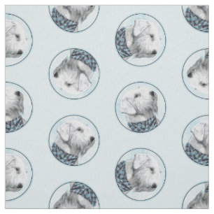 Tissu Peinture de Terrier Sealyham Chien Mignon Original