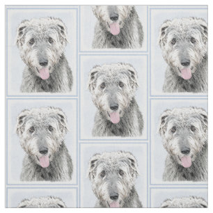 Tissu Peinture de Wolfhound en Irlande - Beau art origin