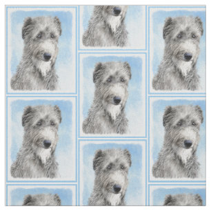 Tissu Peinture écossaise Deerhound - Cute Original Dog 