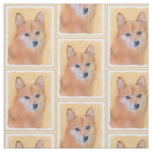 Tissu Peinture finlandaise Spitz - Jote Original Chien A