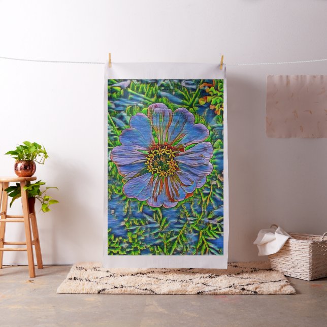 Tissu Peinture pourpre de fleur (In Situ)