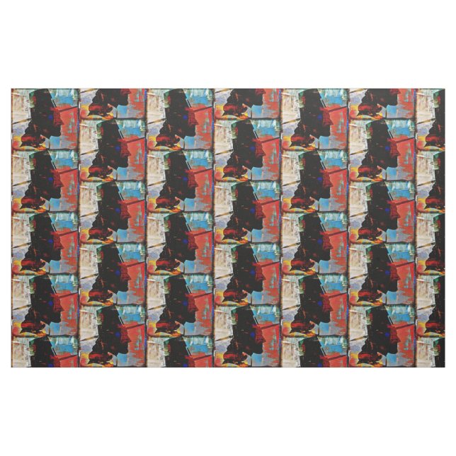 Tissu Pèlerin d'art moderne (Fat Quarter)