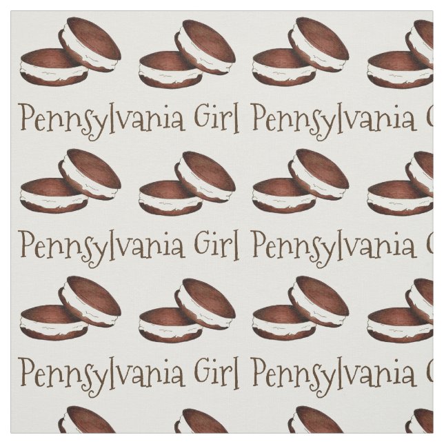 Tissu Pennsylvania Girl PA Dutch Whoopie Pie Pies Fabric (Échantillon)
