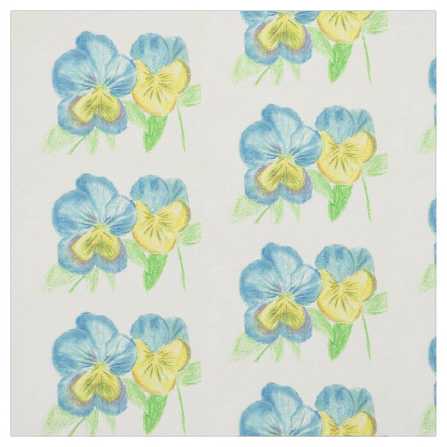 Tissu Pensées (Échantillon)