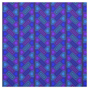 Tissu Penta Motif bleu