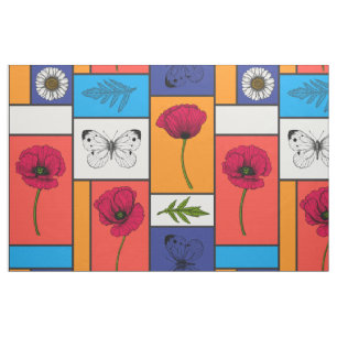 Tissu Pépites dans des boîtes colorées