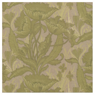 Tissu Pépites vintages Art Nouveau motif floral