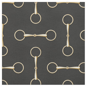 Tissu Perdre Anneau Snaffle Bit Equestrian (petite échel