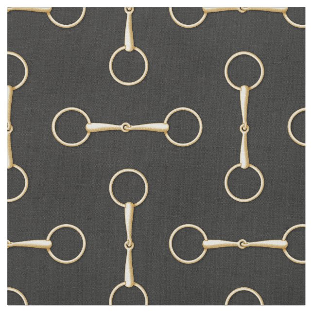 Tissu Perdre Anneau Snaffle Bit Equestrian (petite échel (Fermer)