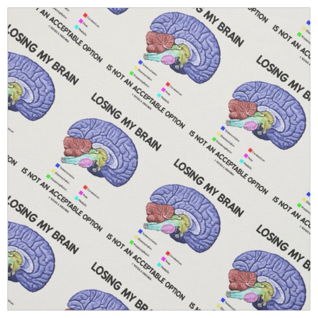 Tissu Perdre Mon Cerveau N'Est Pas Une Option Acceptable (Échantillon)
