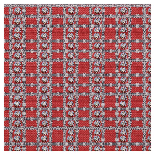 Tissu père Noël (Échantillon)