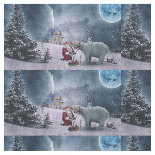 Tissu père Noël !