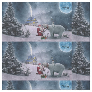 Tissu père Noël !
