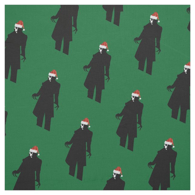 Tissu père Noël nosferatu xmas (Échantillon)