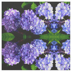 Tissu Périwinkel hydrangeas violet bleu fleur floral